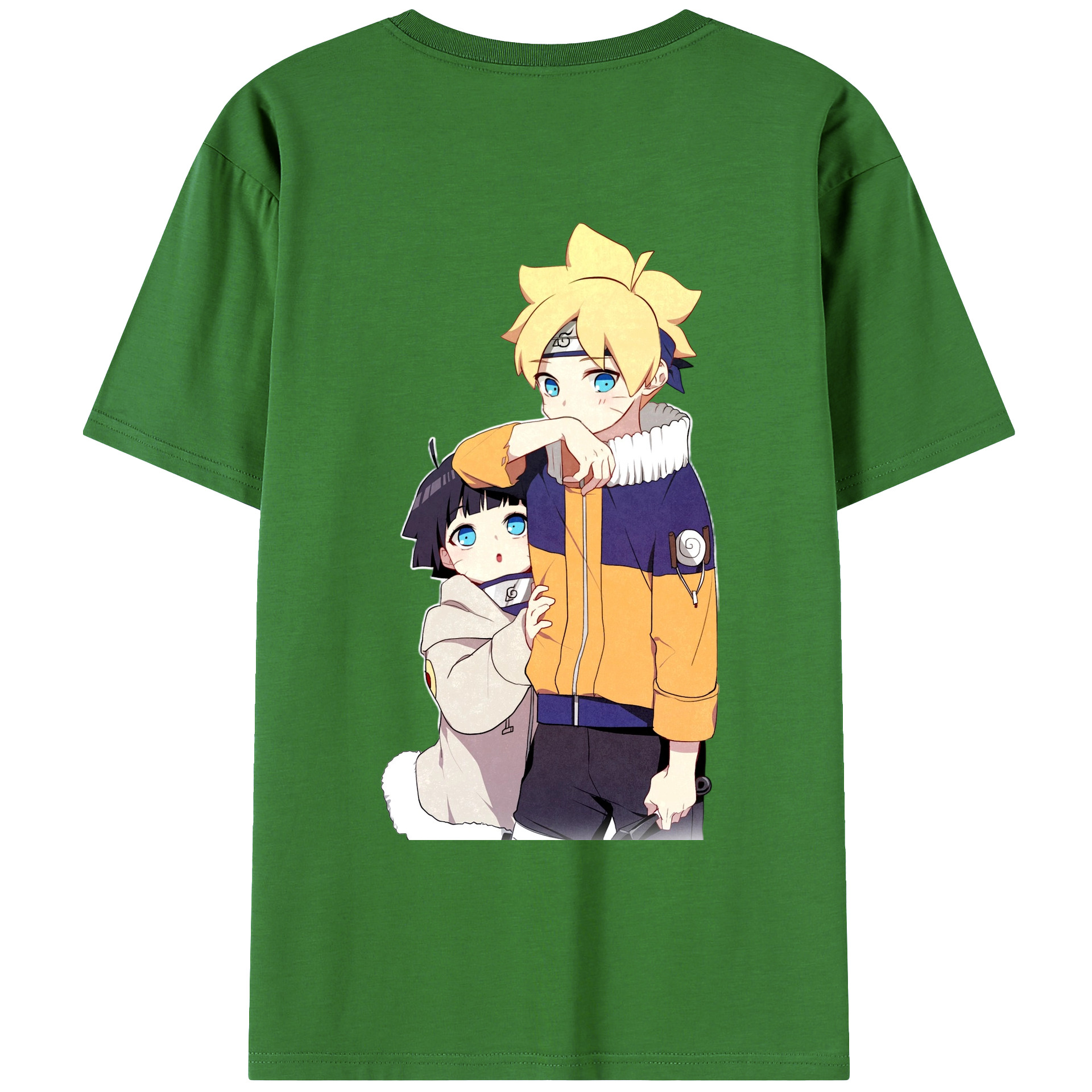 （画像用） NARUTO -ナルト- うずまき ボルト Uzumaki Boruto レディース半袖Tシャツ(バックプリント)